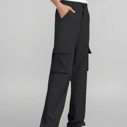 🍃Pantalons cargo décontractés unis à multiples poches