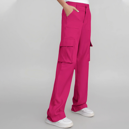 🍃Pantalons cargo décontractés unis à multiples poches