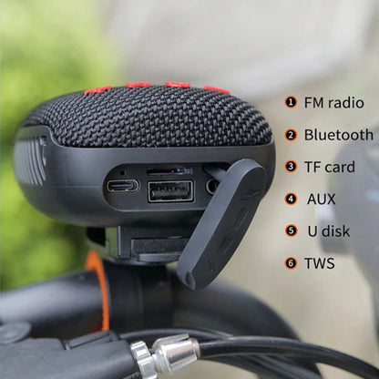 💎50% DE RÉDUCTION!📢Enceinte Bluetooth sport pour vélo – Étanche IPX5, TWS et compatible carte microSD