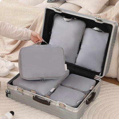 Cubes d'emballage de compression 6PCS pour le voyage