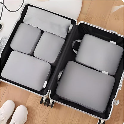 Cubes d'emballage de compression 6PCS pour le voyage
