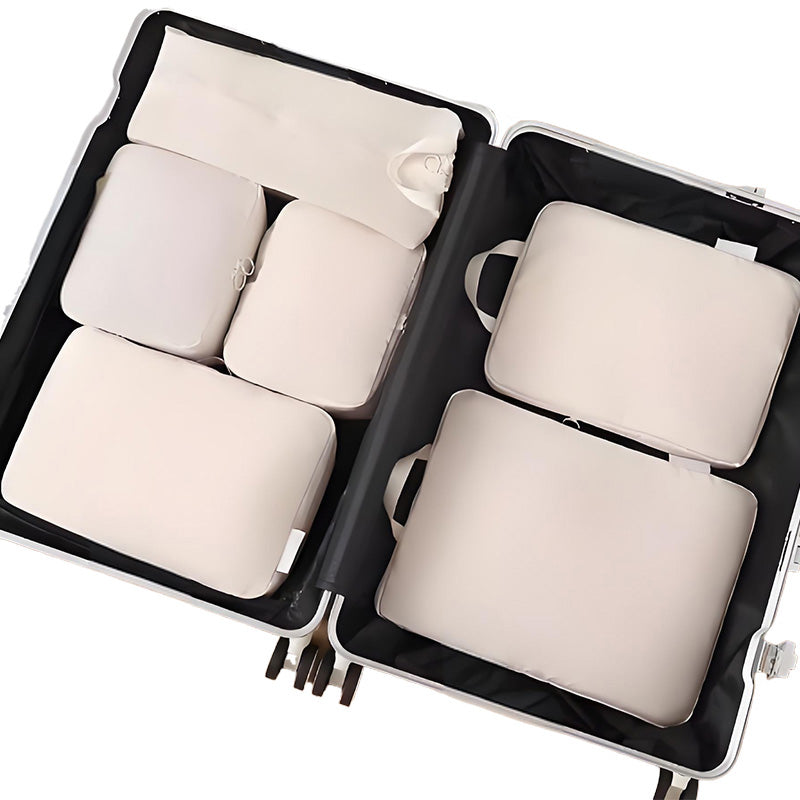 Cubes d'emballage de compression 6PCS pour le voyage