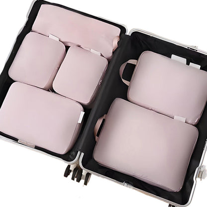 Cubes d'emballage de compression 6PCS pour le voyage