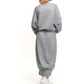 Ensemble 2 pièces sweat-shirt à col rond et jupe pour femme