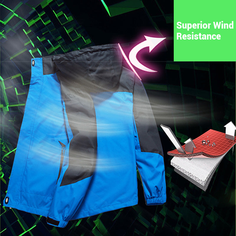 ⏳DERNIER JOUR DE SOLDES 50 % DE RÉDUCTION !!💦🌿Veste outdoor performante pour homme