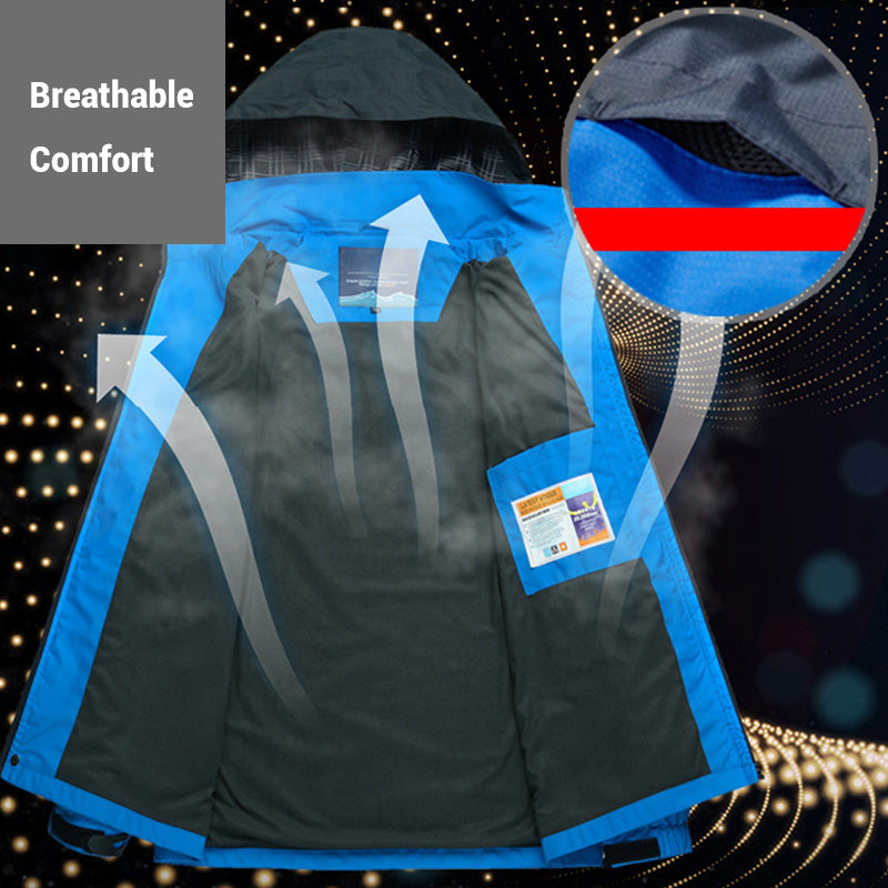 ⏳DERNIER JOUR DE SOLDES 50 % DE RÉDUCTION !!💦🌿Veste outdoor performante pour homme