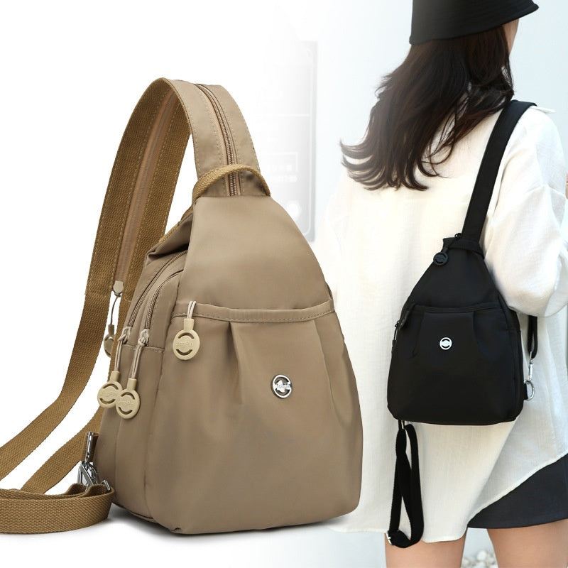 Sac à Dos et Sac Bandoulière Convertible Multi-Poches