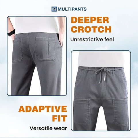 🎁Vente Flash -70%🏆MultiPants – Pantalon Cargo Extensible Multi-poches Haute Résistance
