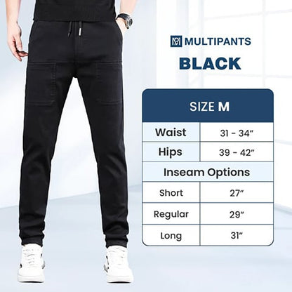 🎁Vente Flash -70%🏆MultiPants – Pantalon Cargo Extensible Multi-poches Haute Résistance