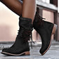 Bottes Vintage à Lacets Latéraux pour Femme