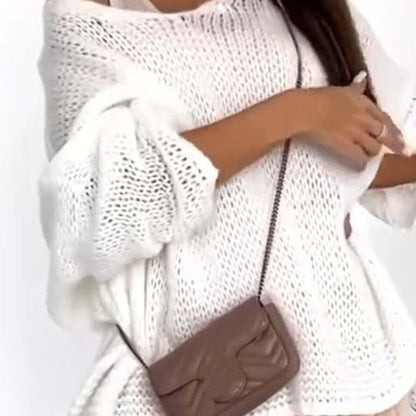 💗DERNIER JOUR - PROMOTION💗 Pull-over ample et confortable à col en V pour femme