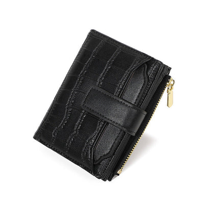 Portefeuille Compact Uni pour Femme
