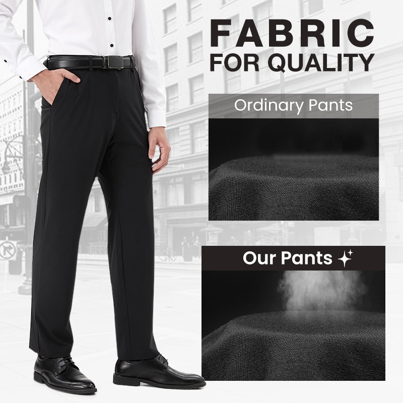 Restez au frais tout en gardant votre style ☀️👖 Pantalon d'été pour homme, extensible et respirant, coupe droite