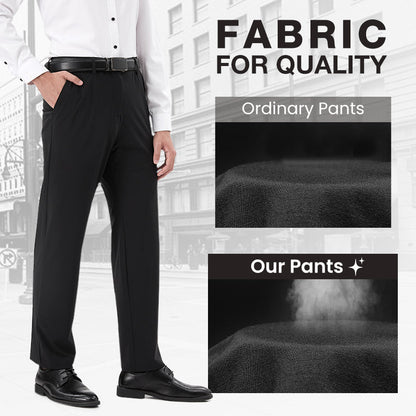 Restez au frais tout en gardant votre style ☀️👖 Pantalon d'été pour homme, extensible et respirant, coupe droite