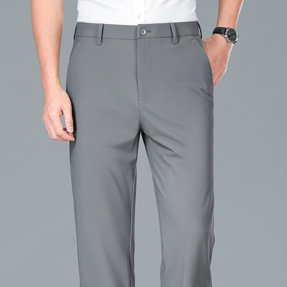 Restez au frais tout en gardant votre style ☀️👖 Pantalon d'été pour homme, extensible et respirant, coupe droite
