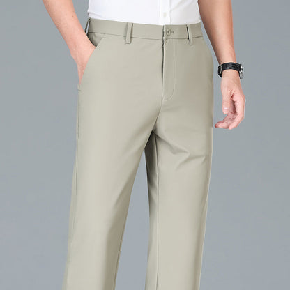 Restez au frais tout en gardant votre style ☀️👖 Pantalon d'été pour homme, extensible et respirant, coupe droite