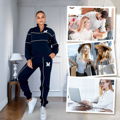 💥NOUVELLES VENTES CHAUDES - 50 % DE RÉDUCTION-Ensemble de Survêtements Confortables et Tendance pour Femmes