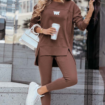 Ensemble décontracté pour femmes : sweat-shirt et legging
