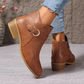 Bottines Femme Confortables à Talon Épais