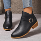 Bottines Femme Confortables à Talon Épais