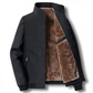 Veste zippée chaude unie pour homme – 💪 Anti-froissement, coupe-vent, imperméable à la pluie et à la neige !