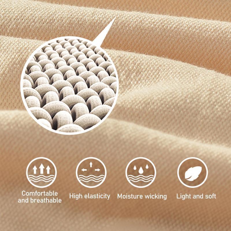 🩲 50% RÉDUCTION DERNIER JOUR! ✨ Sous-vêtements Thermiques Élastiques Sans Couture - Matière Respirante avec Soutien Léger pour un Confort Invisible Toute la Journée 🌸✨
