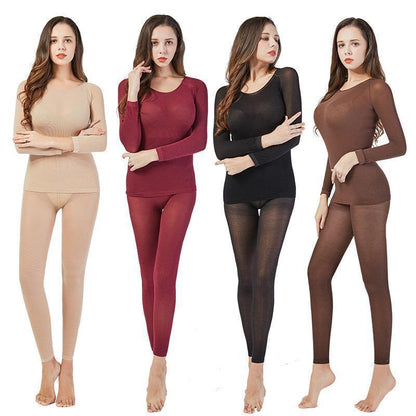 🩲 50% RÉDUCTION DERNIER JOUR! ✨ Sous-vêtements Thermiques Élastiques Sans Couture - Matière Respirante avec Soutien Léger pour un Confort Invisible Toute la Journée 🌸✨