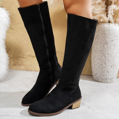 Bottes hautes à la mode pour femmes