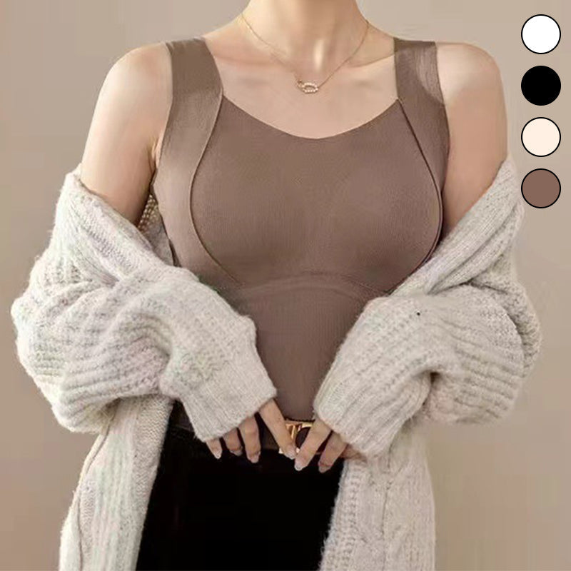 🌟Débardeur épais avec soutien-gorge à bretelles