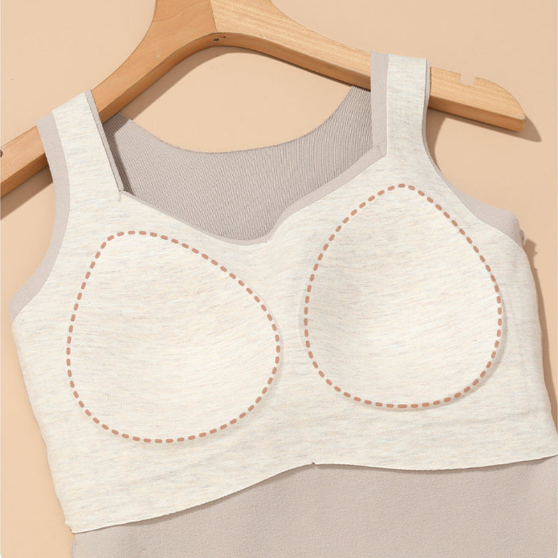 🌟Débardeur épais avec soutien-gorge à bretelles
