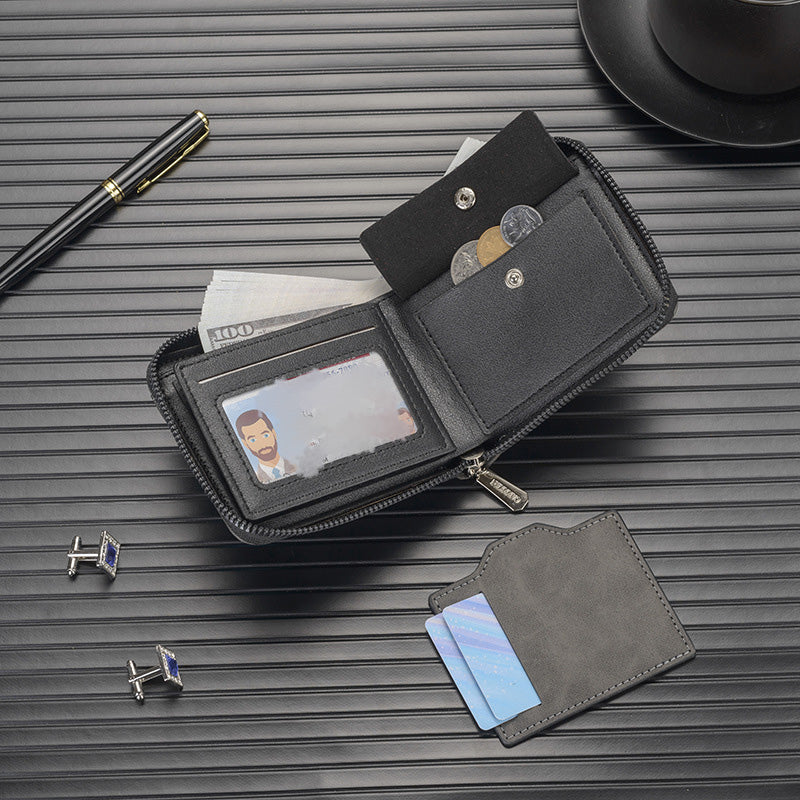 🦅 60% DE RÉDUCTION ! 👛 Portefeuille Homme avec Aigle en Relief - Cuir Végan et Design Slim, Porte Cartes RFID et Pièces 💼📦