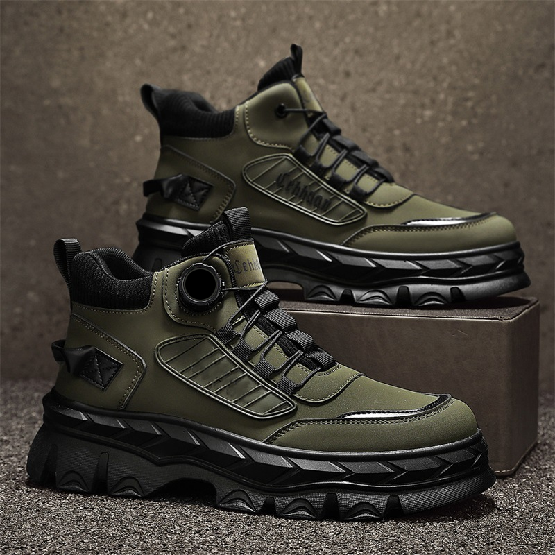 🏆Bottines homme rétro décontractées à semelle épaisse🌿✨