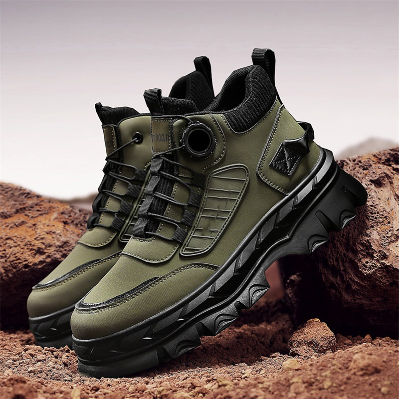 🏆Bottines homme rétro décontractées à semelle épaisse🌿✨