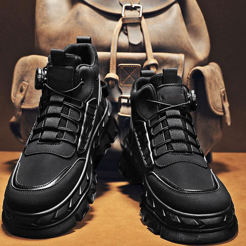 🏆Bottines homme rétro décontractées à semelle épaisse🌿✨