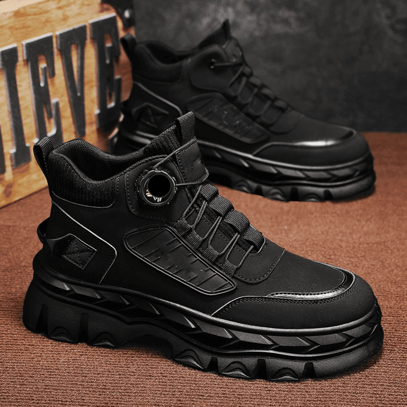 🏆Bottines homme rétro décontractées à semelle épaisse🌿✨