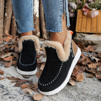 👢 49% DE RÉDUCTION ! ❄️ Bottes de Neige Femmes à Doublure Polaire - Semelle Antidérapante et Isolation Chaude pour Temps Glacial 🧊📦