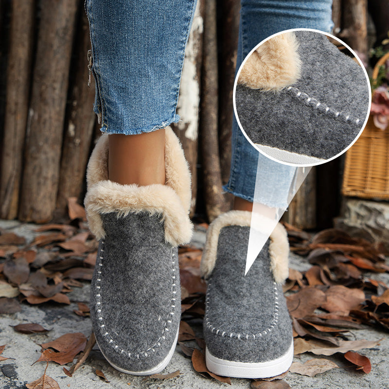 👢 49% DE RÉDUCTION ! ❄️ Bottes de Neige Femmes à Doublure Polaire - Semelle Antidérapante et Isolation Chaude pour Temps Glacial 🧊📦
