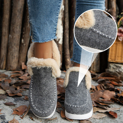 👢 49% DE RÉDUCTION ! ❄️ Bottes de Neige Femmes à Doublure Polaire - Semelle Antidérapante et Isolation Chaude pour Temps Glacial 🧊📦
