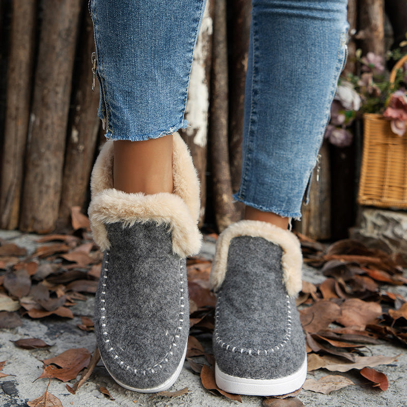👢 49% DE RÉDUCTION ! ❄️ Bottes de Neige Femmes à Doublure Polaire - Semelle Antidérapante et Isolation Chaude pour Temps Glacial 🧊📦
