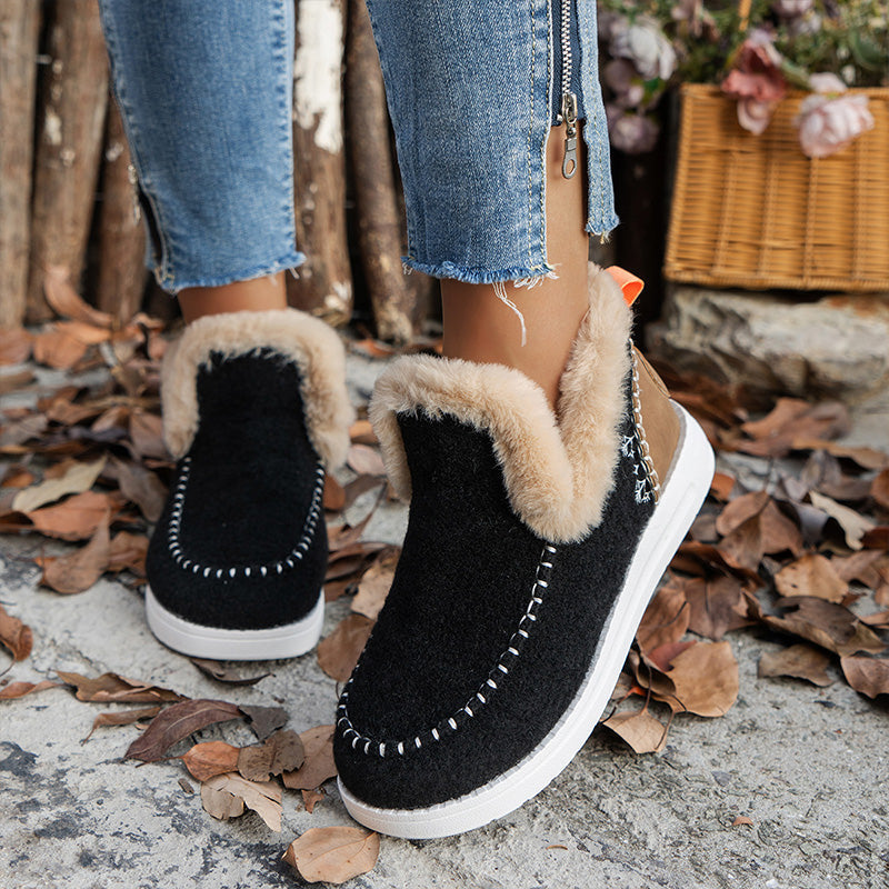 👢 49% DE RÉDUCTION ! ❄️ Bottes de Neige Femmes à Doublure Polaire - Semelle Antidérapante et Isolation Chaude pour Temps Glacial 🧊📦