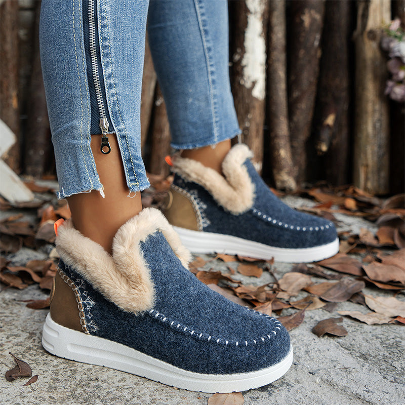 👢 49% DE RÉDUCTION ! ❄️ Bottes de Neige Femmes à Doublure Polaire - Semelle Antidérapante et Isolation Chaude pour Temps Glacial 🧊📦
