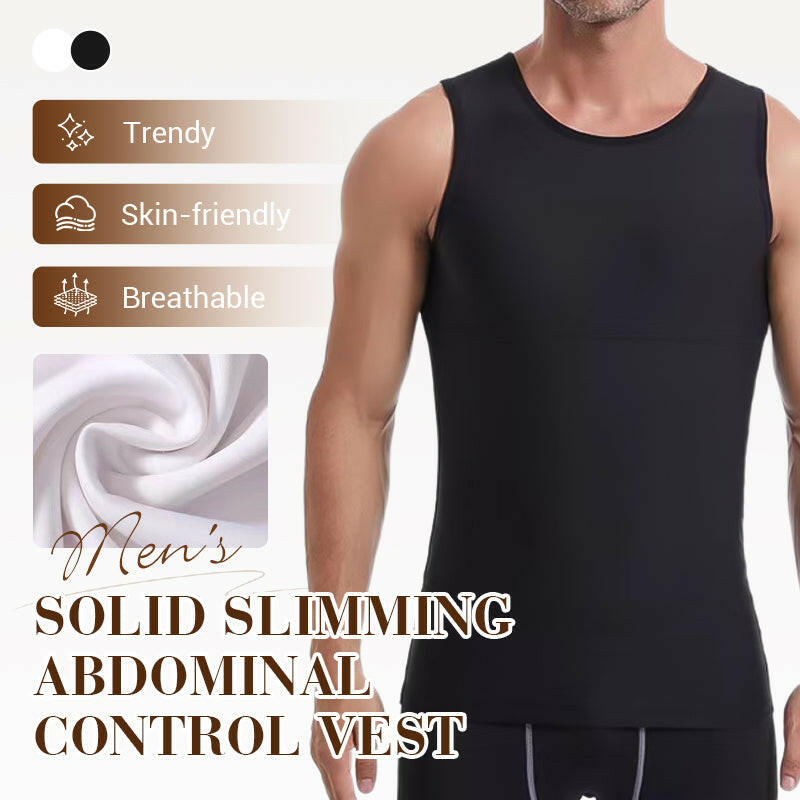 💪 50% DE RÉDUCTION ! 🎽 Débardeur de Compression Uni pour Homme – Contrôle Abdominal, Tissu Respirant & Maintien Musculaire 🔥