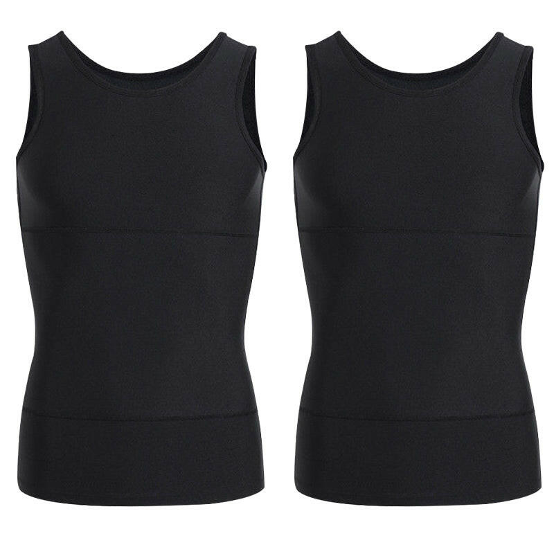💪 50% DE RÉDUCTION ! 🎽 Débardeur de Compression Uni pour Homme – Contrôle Abdominal, Tissu Respirant & Maintien Musculaire 🔥