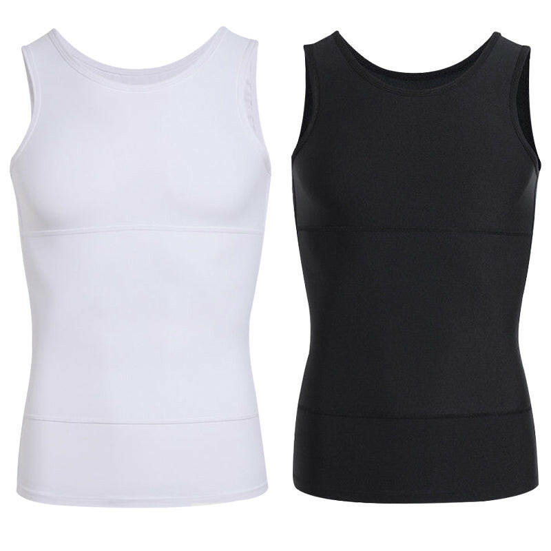 💪 50% DE RÉDUCTION ! 🎽 Débardeur de Compression Uni pour Homme – Contrôle Abdominal, Tissu Respirant & Maintien Musculaire 🔥
