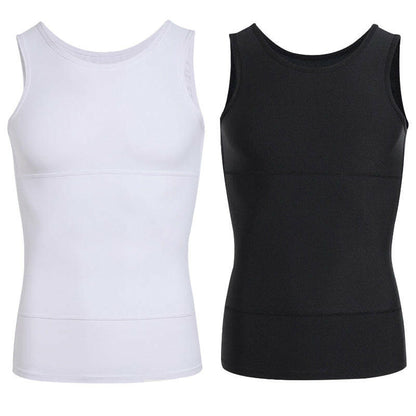 💪 50% DE RÉDUCTION ! 🎽 Débardeur de Compression Uni pour Homme – Contrôle Abdominal, Tissu Respirant & Maintien Musculaire 🔥