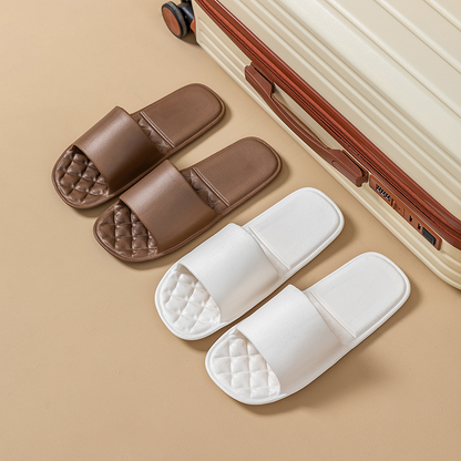 🛁 60% DE RÉDUCTION ! ✨ Chaussons de Douche Jetables Antidérapants - Semelle Texturée et Confort Doux, Hygiéniques pour Voyage ou Spa ✈️📦