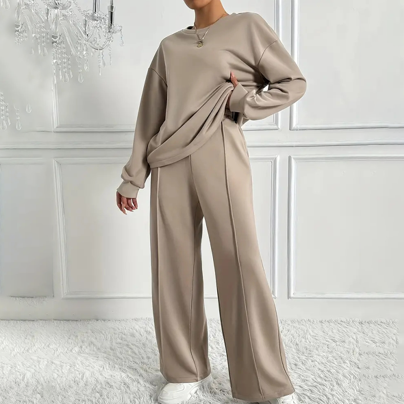 🌸New Arrival Hot Sale📍Ensemble confortable à manches longues et pantalon pour femmes