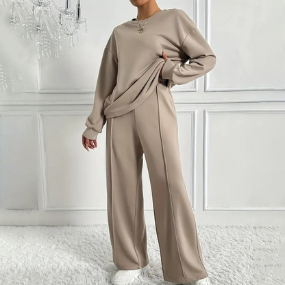 🌸New Arrival Hot Sale📍Ensemble confortable à manches longues et pantalon pour femmes