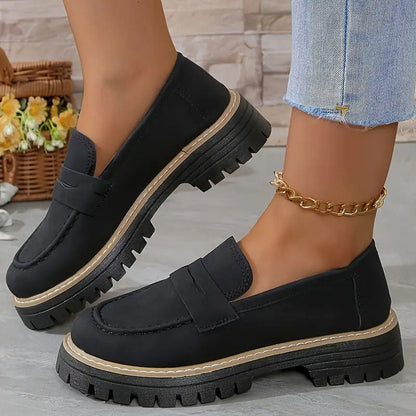 Mocassins à plateforme confortables pour femmes