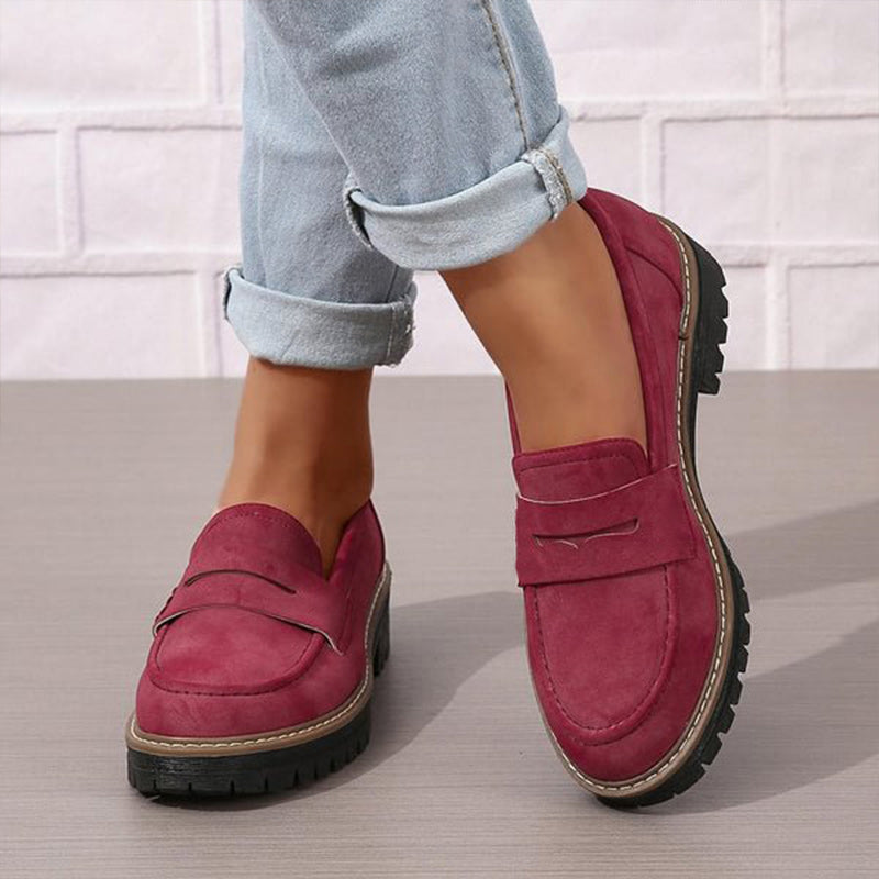 Mocassins à plateforme confortables pour femmes
